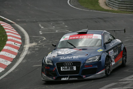 Det norske team i deres Audi TT